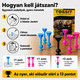 Tossit Starter Pack – Pink, Kék | Szilikon Tapadókorongos Darts Játék 2 Főre | 7 Játékmód 