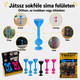 Tossit Starter Pack – Pink, Kék | Szilikon Tapadókorongos Darts Játék 2 Főre | 7 Játékmód 