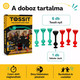 Tossit Starter Pack – Piros, Türkiz | Szilikon Tapadókorongos Darts Játék 2 Főre | 7 Játékmód 