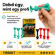 Tossit Starter Pack – Piros, Türkiz | Szilikon Tapadókorongos Darts Játék 2 Főre | 7 Játékmód 