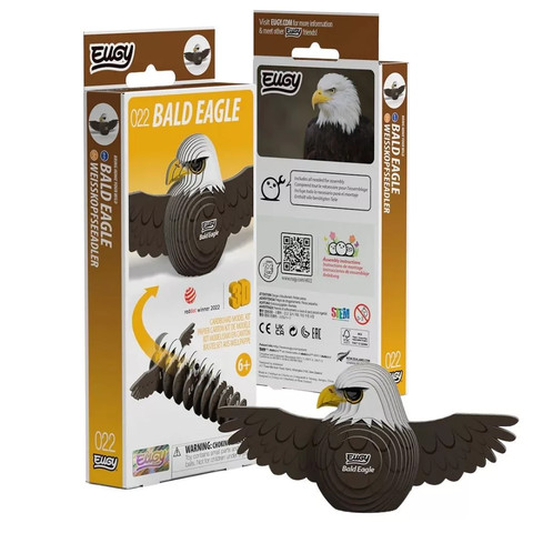 EUGY Fehérfejű rétisas 3D puzzle 