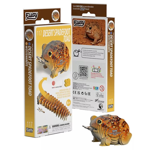 EUGY Mocsárjáró béka 3D puzzle