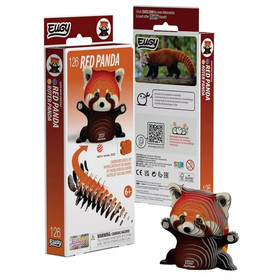 EUGY Vörös macskamedve 3D puzzle 