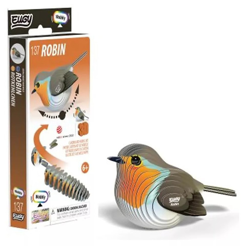 EUGY Robin Vörösbegy 3D puzzle