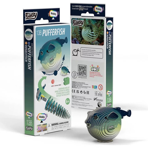 EUGY Gömbhal 3D puzzle
