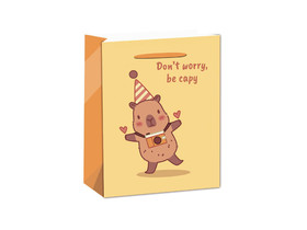 Papírtasak Capybara dont worry 31*42