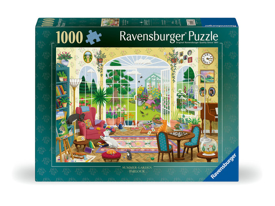 Puzzle 1000 db - Nyári kerti szalon