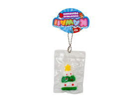 Squishy karácsonyi figurák meglepetés zacskóban 4cm