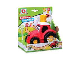Bburago Jr. Nyomd le és indul - traktor