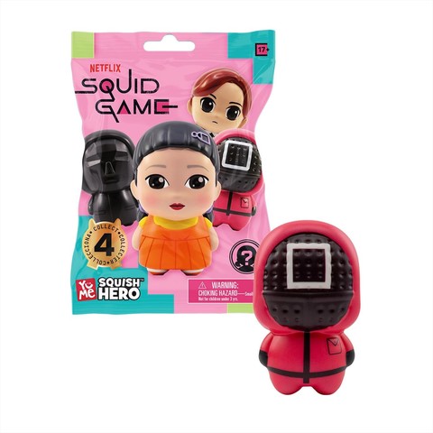 Squid Game, Squish Hero, meglepetés tasakban
