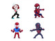 Marvel Figurák 5cm-es, fém