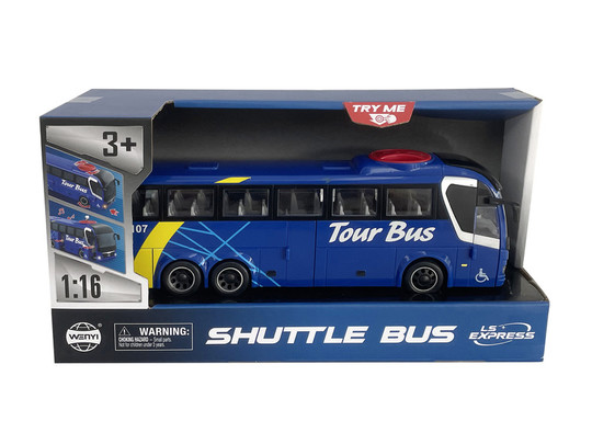 Kormányozható busz, zenél, világít