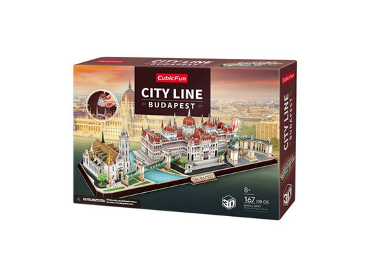 3Dimenziós puzzle City Line Budapest