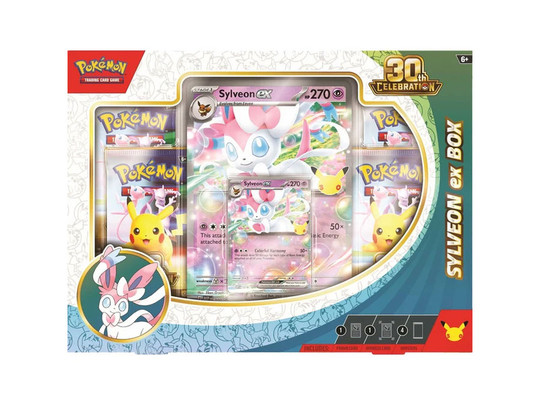 Pokémon TCG: 30th Celebration Sylveon ex Box