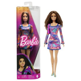 Barbie fashionista barátnõk - színes márványos ruhában