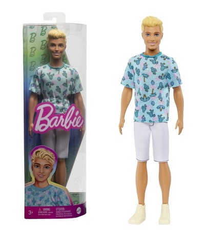 Barbie fashionista barátok fiú - kék pólóban