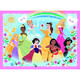 Puzzle 100 db - Disney hercegnők - csillámos puzzle