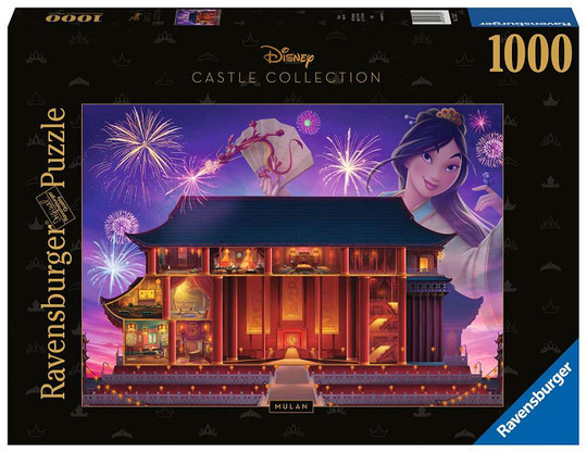 Puzzle 100 db - Disney kastély Mulan