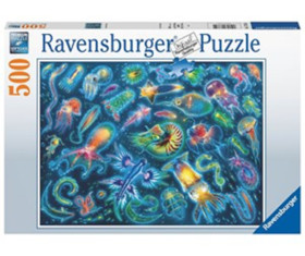 Puzzle 500 db - Színes medúza