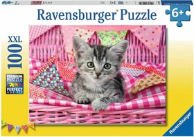 Puzzle 100 db - Aranyos cicák