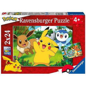 Puzzle 2x24 db - Pokemon