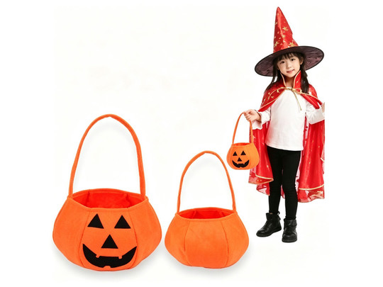 Halloweeni tökfejes táska 22cm