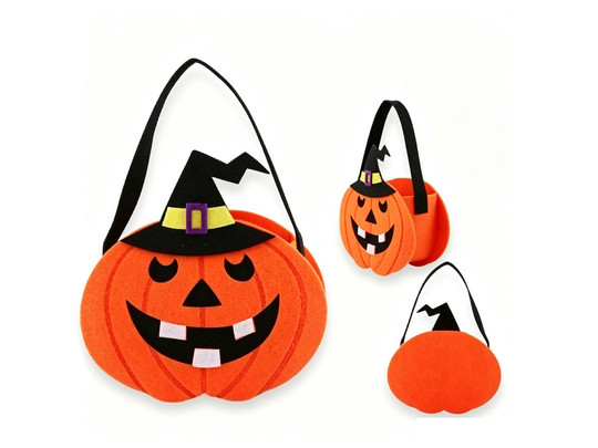 Halloweeni tökfejes táska 20cm