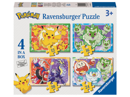 Puzzle 4in1 - Pokémon