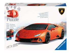 Puzzle 3D 108 db - Lamborghini Huracan narancs