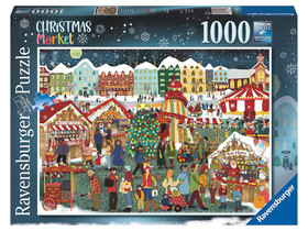 Puzzle 1000 db - Karácsonyi piac