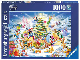 Puzzle 1000 db - Disney karácsony