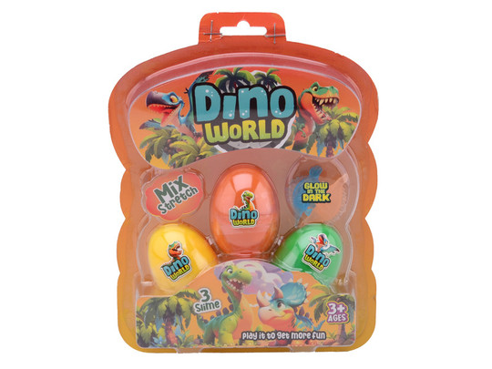 Sötétben világító dino figura tojásban