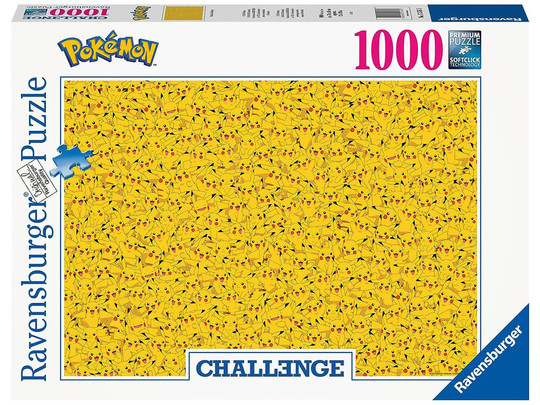 Puzzle 1000 db - Pikachu challenge