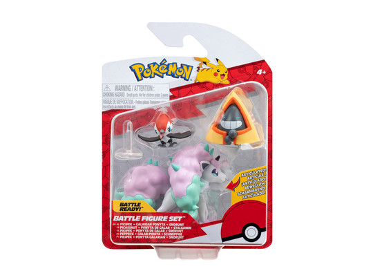 Pokémon 3 db-os figura csomag -  Snorunt, Pikipek, Galarian Ponyta