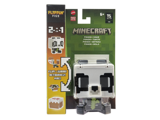 Minecraft flippin figs átalakítható figura - Panda - torta