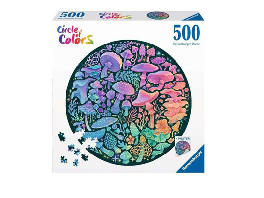 Puzzle 500 db kör - Gombák