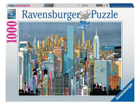 Puzzle 1000 db  - New Yorkban vagyok