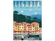 Puzzle 1000 db - Képeslap Liguria