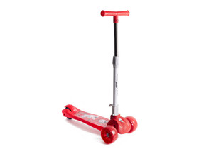 Roller piros, LED-es kerékkel