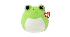 Ty Squishy Beanies párna alakú plüss figura SNAPPER, 30 cm - béka