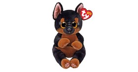 Ty Beanie Bellies plüss figura FRITZ, 15 cm - fekete/barna kutya