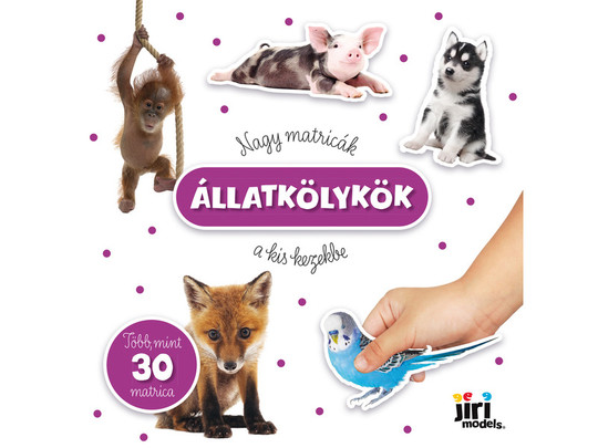 Nagy matricás könyv - Állatkölykök