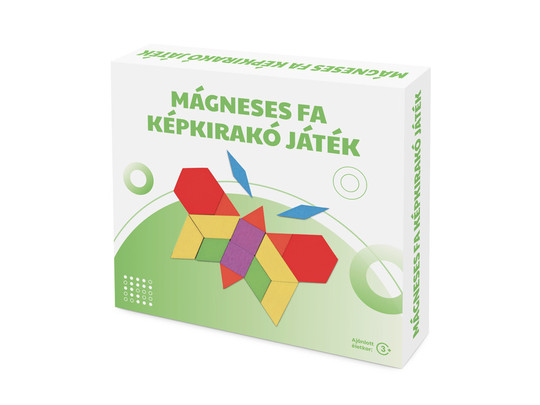 Mágneses fa képkirakó játék