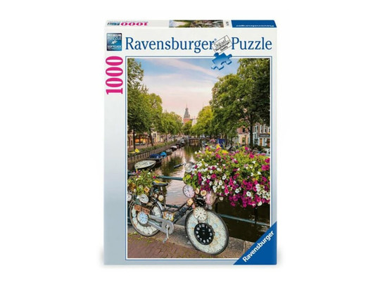 Puzzle 1000 db - Biciklik Amszterdamban