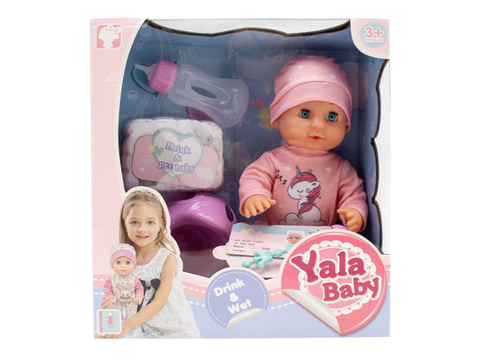 Alvó, cumizó, pisilõ baba 30cm