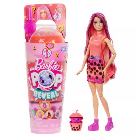 Barbie slime reveal bubi-buli - narancssárga