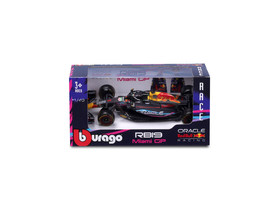 Bburago 1/43 F1 versenyautó - Red Bull RB19 Miami Version  (#1(Max Verstappen)