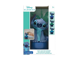 Éjszakai fényt adó Stitch figura & hangszoró