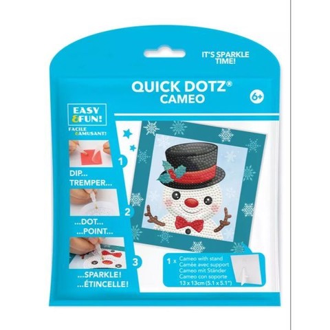 Diamond Dotz Quick Dotz képkészítõ Hóember