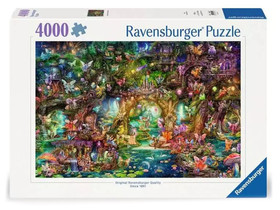 Puzzle 4000 db - Tündérek rejtélyes világa